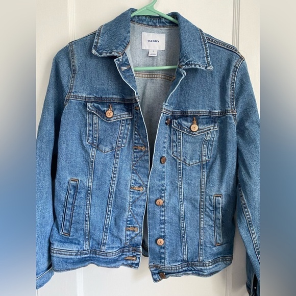 Old Navy Jackets & Blazers - Classic Women Cropped Cowgirlcore Jean Jacket- Medium
